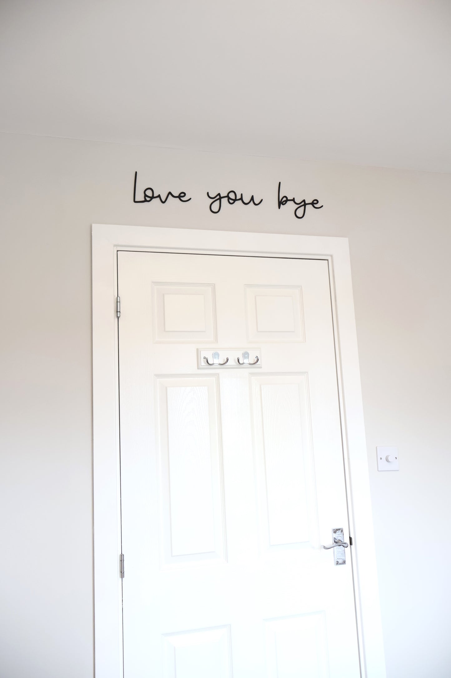 Love You Bye - Wooden wall art