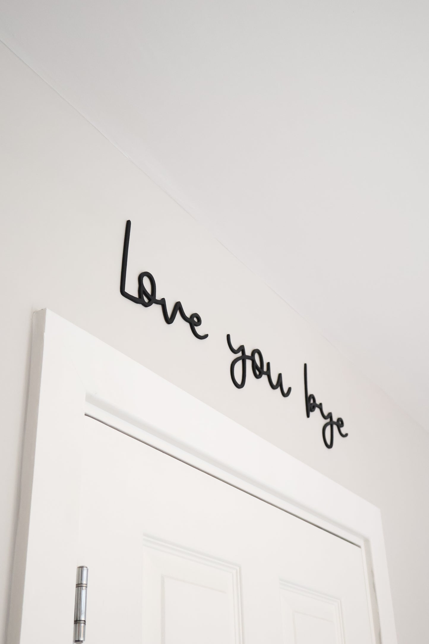 Love You Bye - Wooden wall art