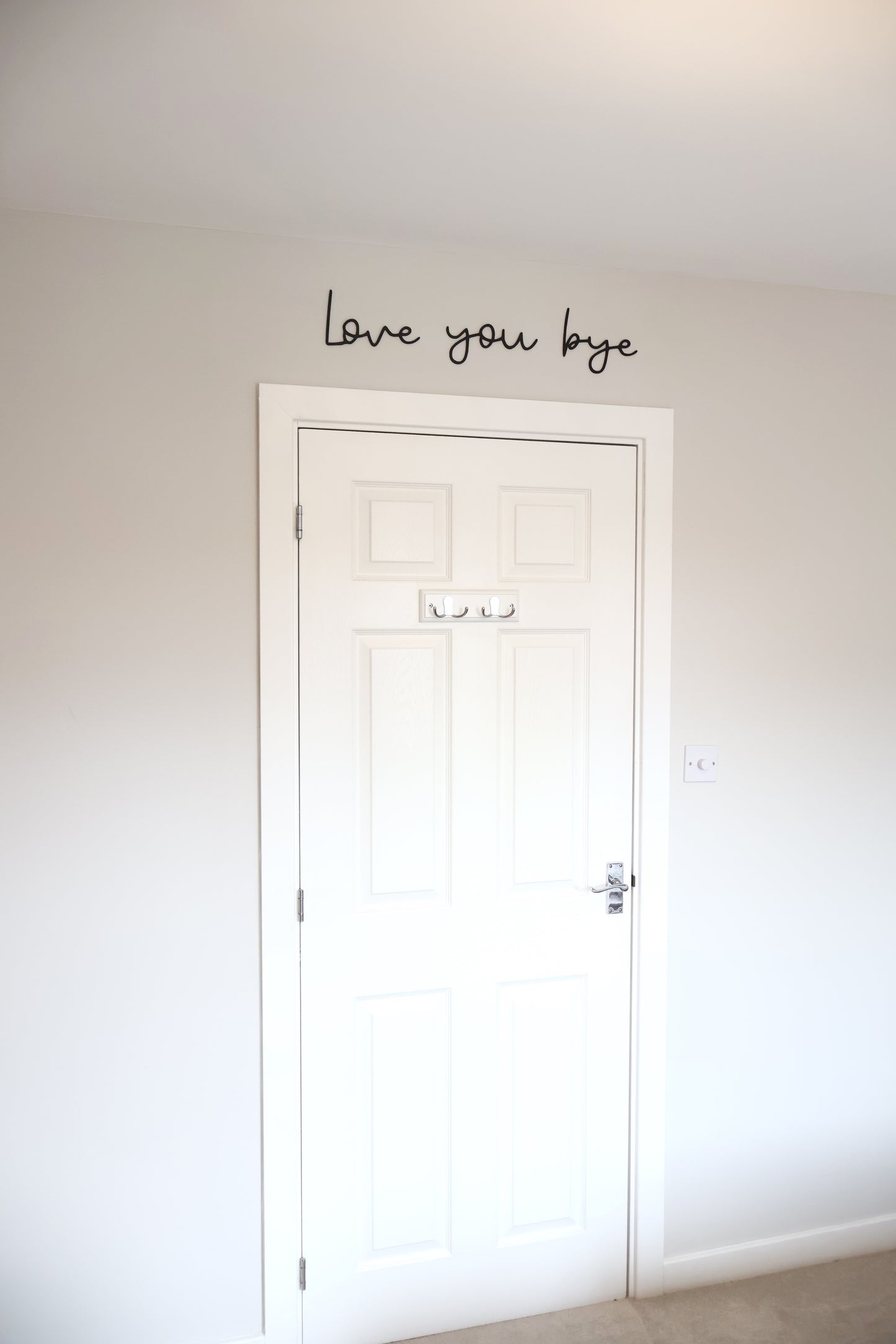 Love You Bye - Wooden wall art