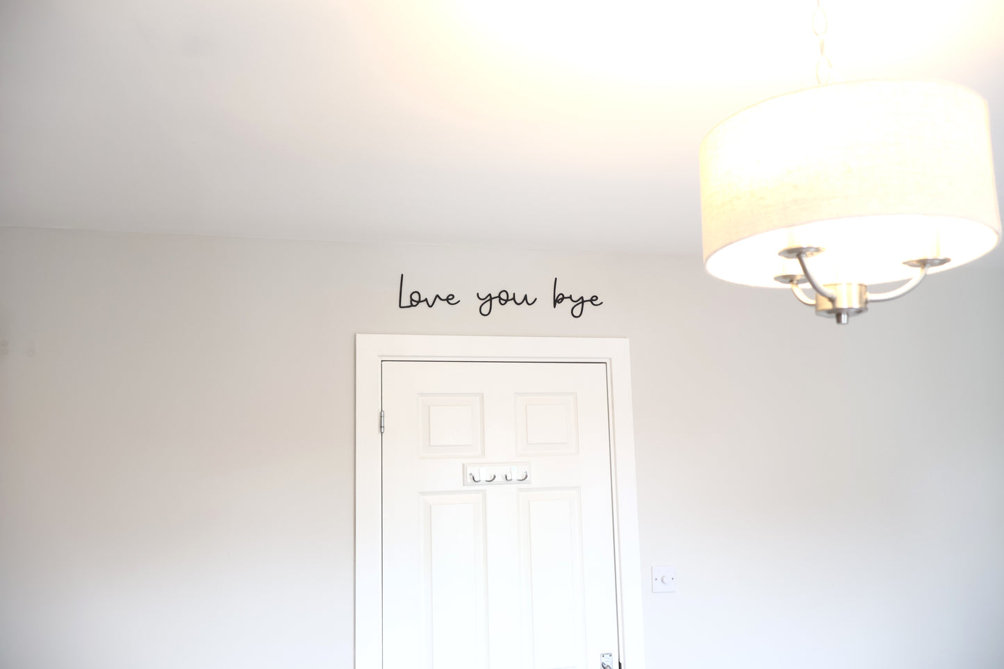 Love You Bye - Wooden wall art