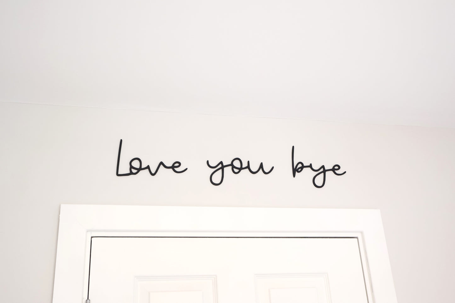 Love You Bye - Wooden wall art