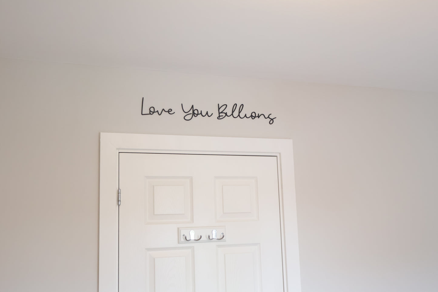 Love You Billions - Wooden wall art