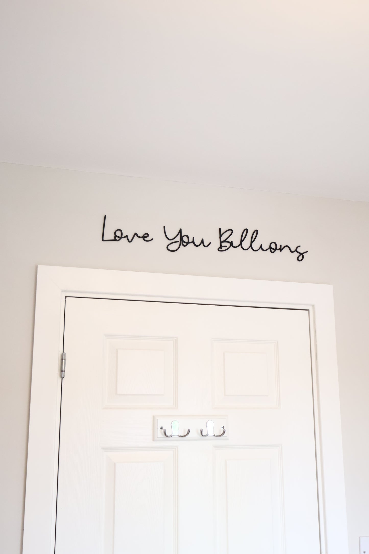 Love You Billions - Wooden wall art