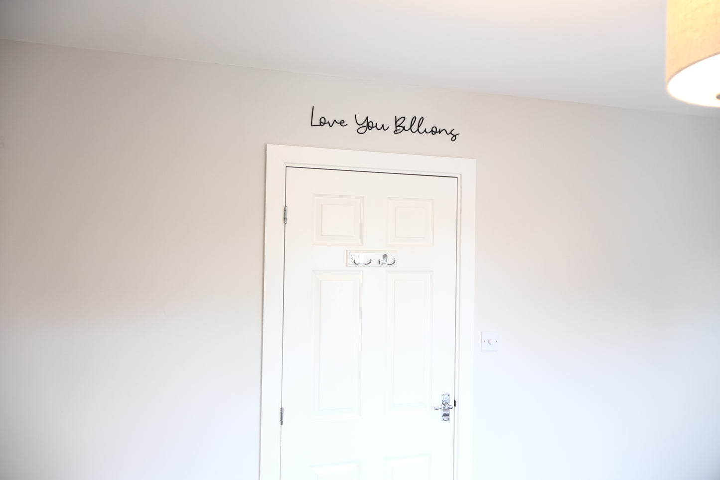 Love You Billions - Wooden wall art