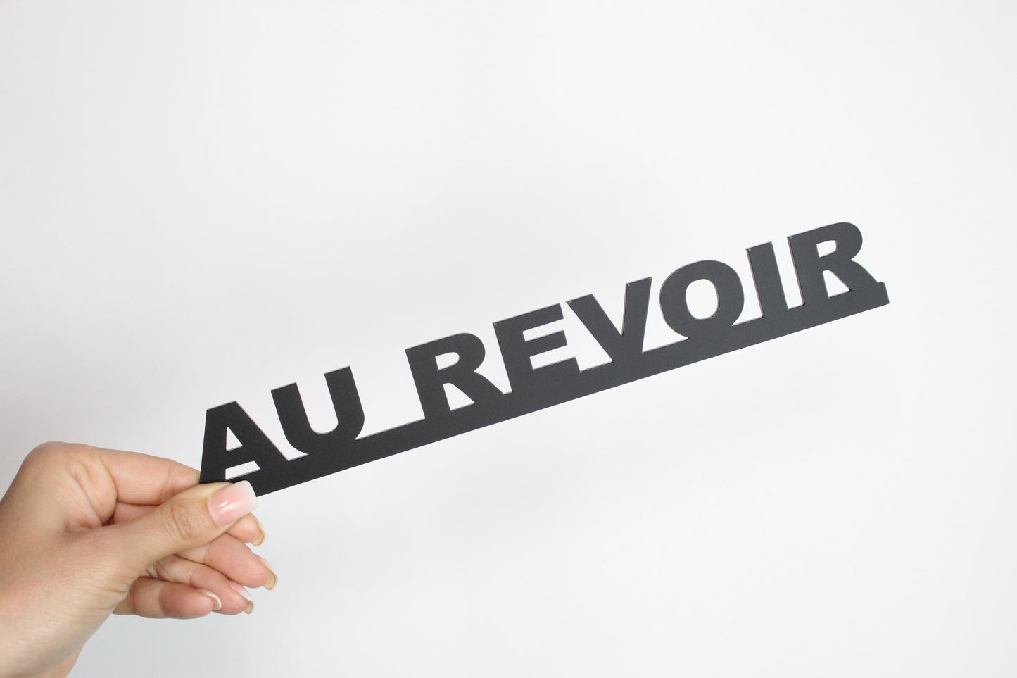 AU REVOIR - Premium Acrylic Sign