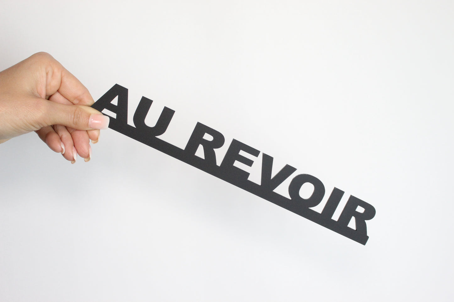 AU REVOIR - Premium Acrylic Sign