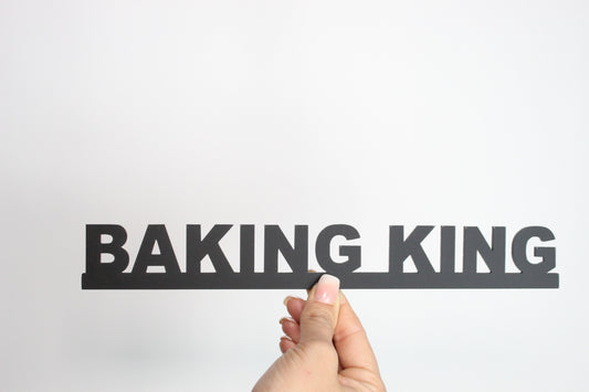 BAKING KING - Premium Acrylic Sign