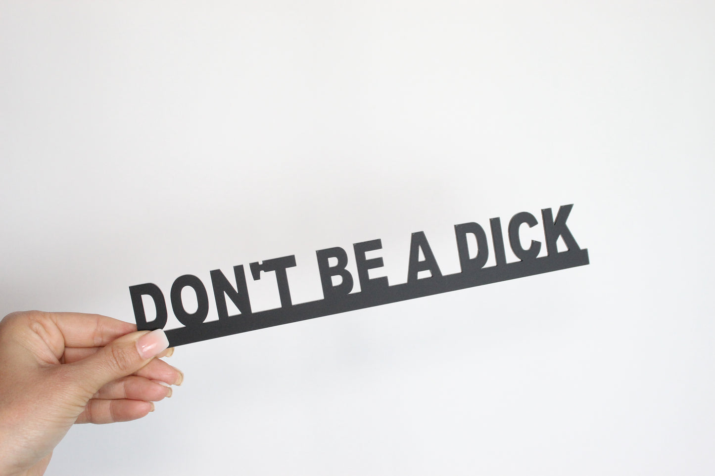 DON'T BE A DICK - Premium Acrylic Sign