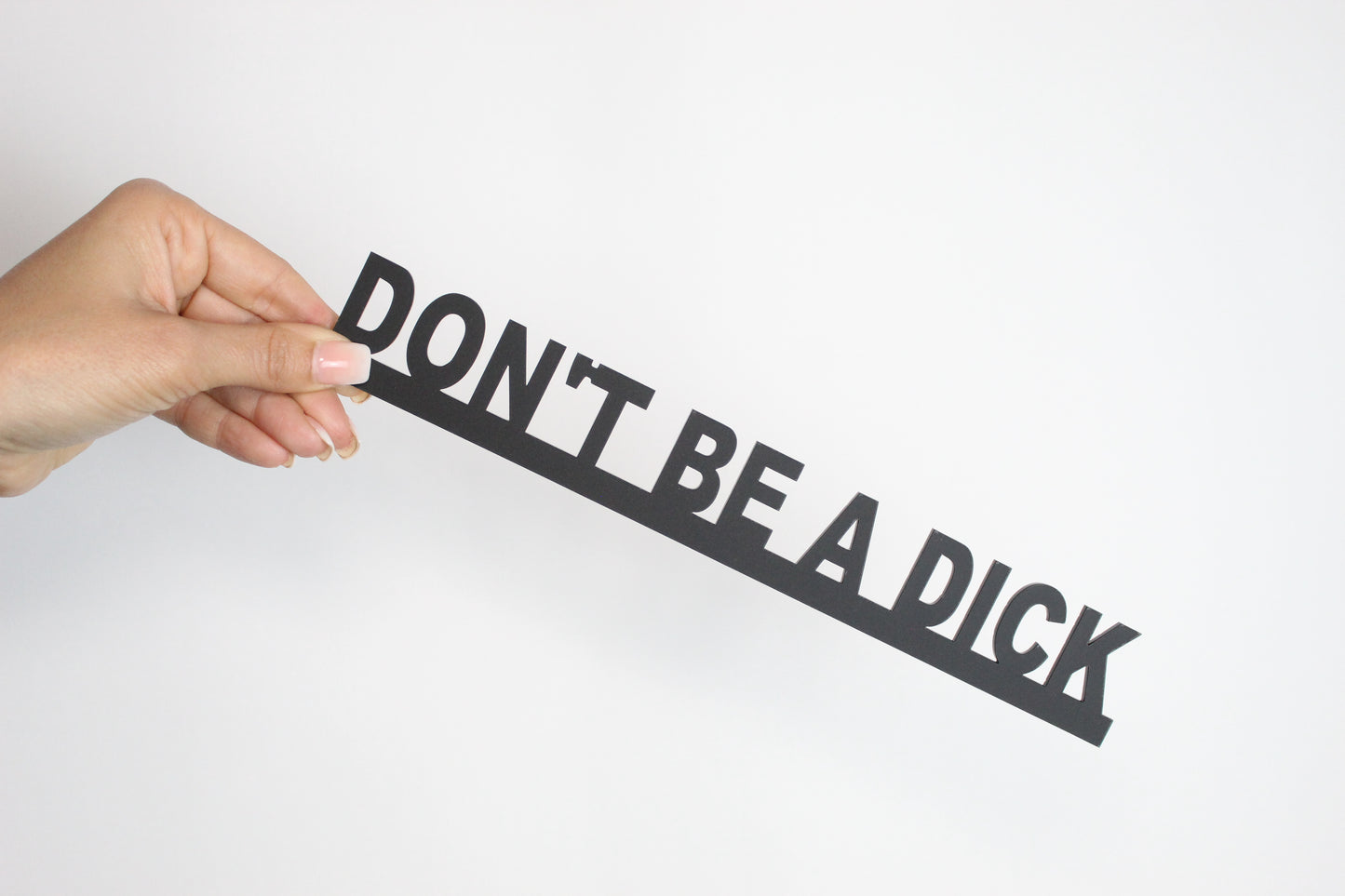 DON'T BE A DICK - Premium Acrylic Sign